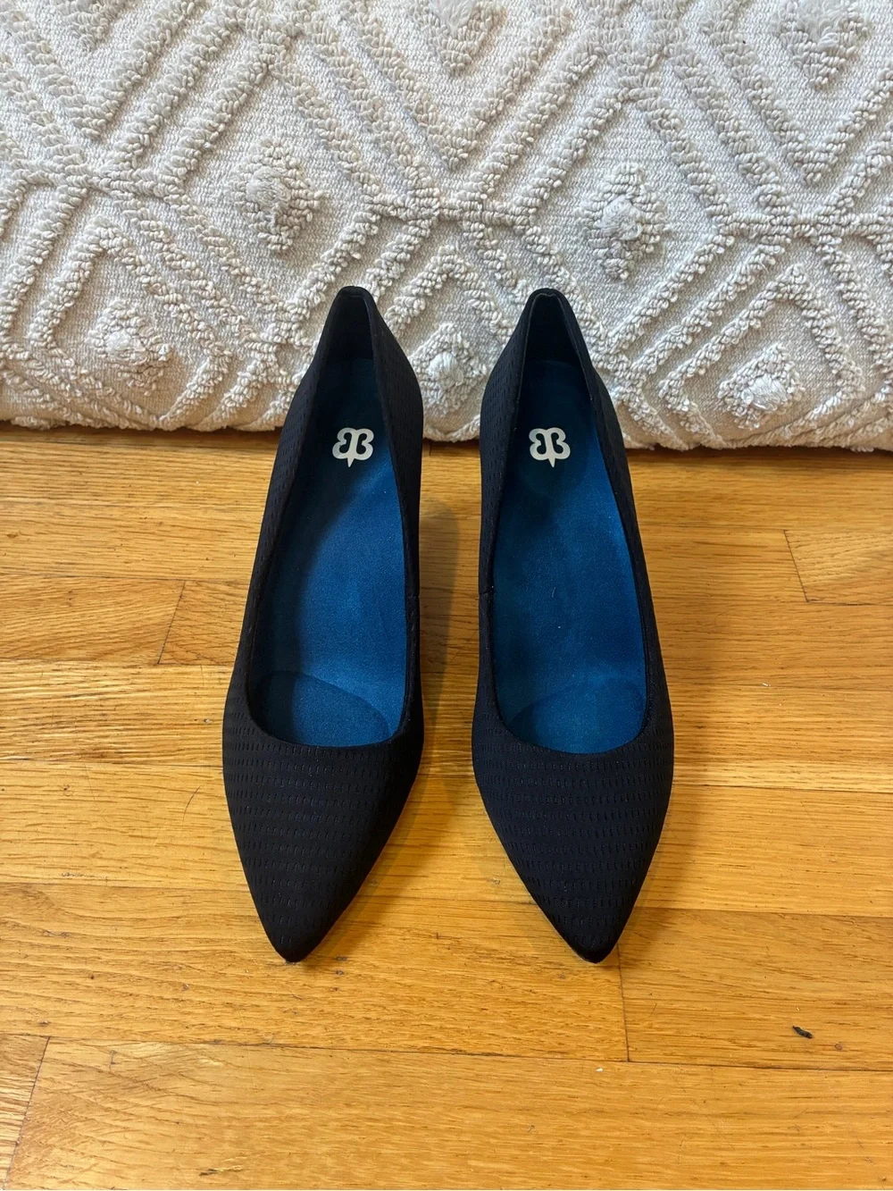 Betabrand Black Pointed-Toe Pumps - Stylish High Heels w/ Cushion & Arch Support